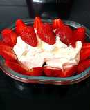 My Strawberry and Vanilla Whipped Cream 😋