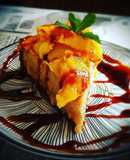 Tarta de la viña VEGANA con fruta fresca