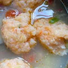 รูปของ Sup Bola Udang MPASI