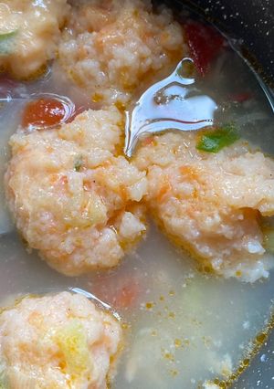 Foto resep Sup Bola Udang MPASI