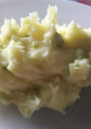 Una foto de Champ, puré de papas irlandes #CocinaMundial2018 (Irlanda)