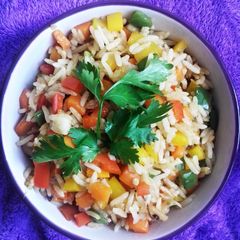 A picture of Ginger Fried Rice.
