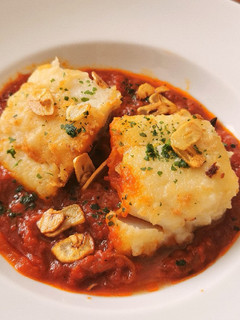 Una foto de Bacalao con Tomate