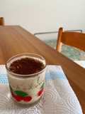 Overnight porridge tiramisu