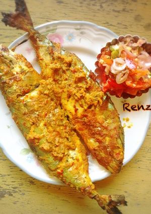 Foto resep Ikan kembung bakar bumbu padang