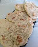 Pan pita saborizado