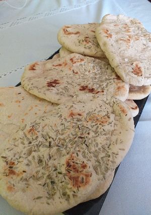 Una foto de Pan pita saborizado
