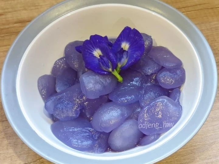 Langkah Mudah untuk Menyiapkan Resep Manisan Kolang Kaling Bunga Telang yang Menggugah Selera Anti Ribet, Bisa Manjain Lidah