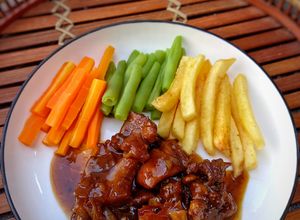 Foto resep Steak Lidah Sapi/Bistik Lidah Sapi