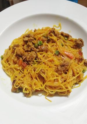 Foto resep Bihun saus Kari
