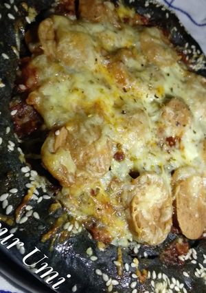 Foto resep Black Pizza homemade