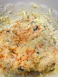 Best ever sweet Deviled Egg Potato Salad (Vegetarian)