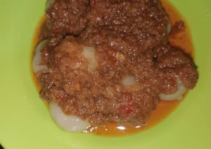 Resep Cilok bumbu kacang Anti Gagal