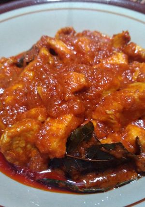 Foto resep Ayam Balok Saus Padang