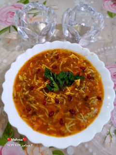عکسی از دستور 🪷سوپ ورمیشل🪷