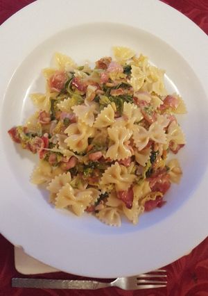 A picture of Savoy Cabbage Pasta.