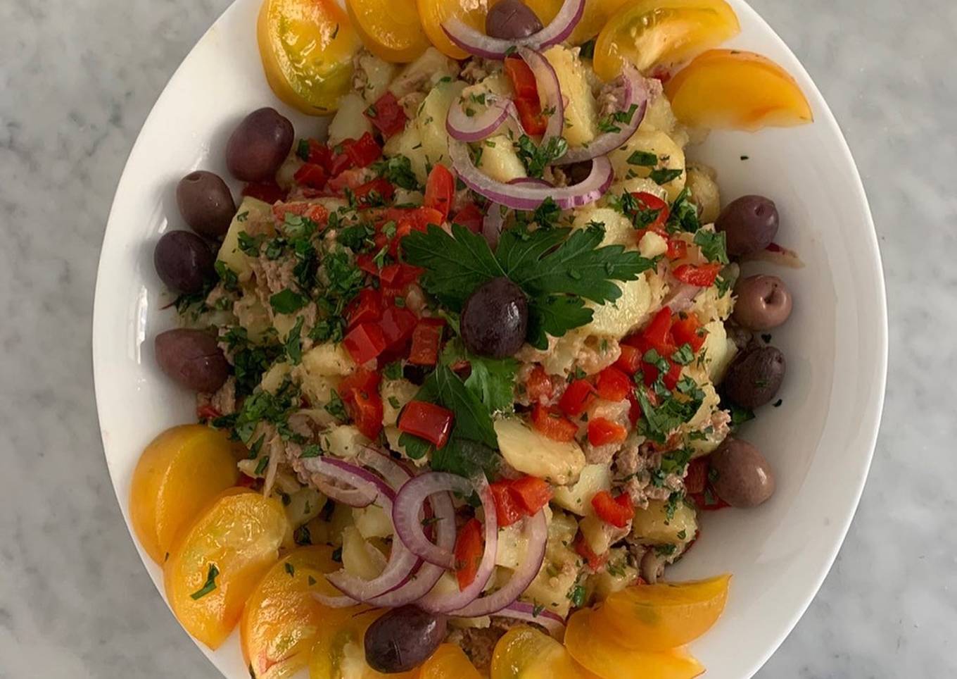 Salade de pommes de terre à la portugaise