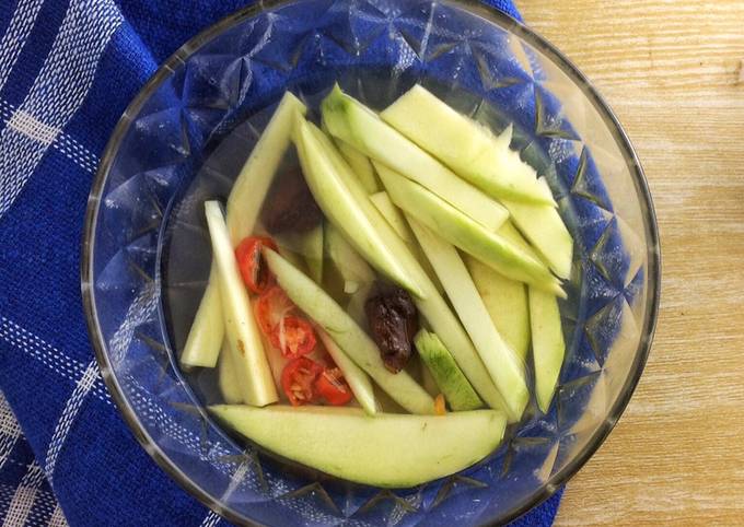 Bagaimana Membuat Manisan Mangga Muda Ala Mbah Uti Anti Gagal