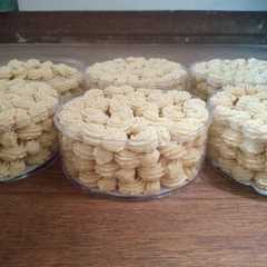 A picture of Semprit tepung larut resep Diah Oddie.