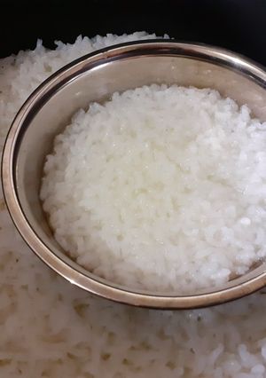 Foto resep Nasi tim lembek buat bayi pakai magicom