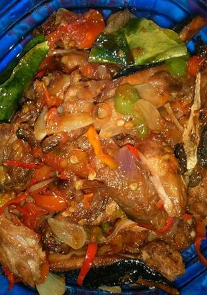 Foto resep Tumis Ikan Pe (Ikan Pari) Bumbu Pedas