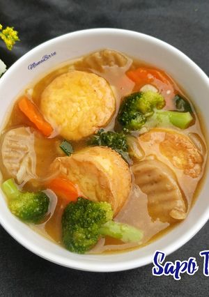 Foto resep Sapo Tofu Kuah Simpel