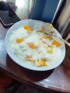 Hình của món Sữa chua trái cây nhà làm.