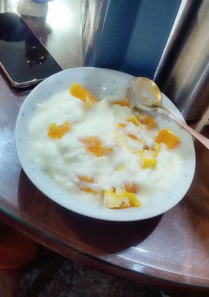 Hình của món Sữa chua trái cây nhà làm.