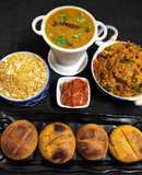 Rajeshthani Thali (Dal Baati With Churma)