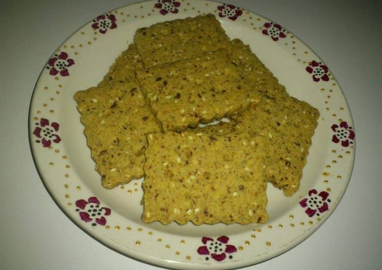 Gâteau a base de farine de pois chiche et graines ☕