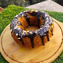 Christmas special carrot cake A picture of Christmas special carrot cake.