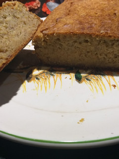 Una foto de Budín de banana y pera