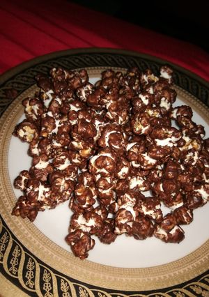 صورة لوصفة فشار بالشوكولاتة 🍿🍫