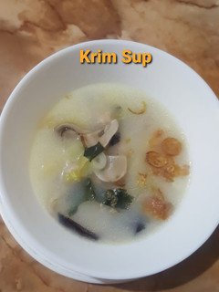 Foto resep Krim Sup Jamur & Udang