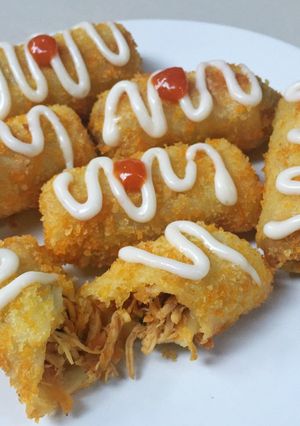 Foto resep Risol ayam pedas
