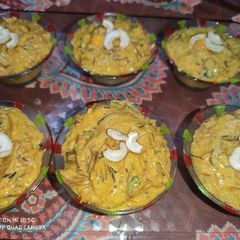 Mango Vermicelli Dry fruit Kheer A picture of Mango Vermicelli Dry fruit Kheer.