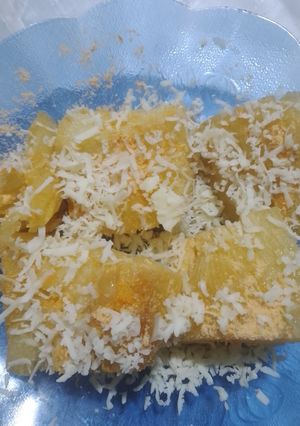 Foto resep Singkong keju mekar empuk