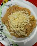 Espaguettis con queso