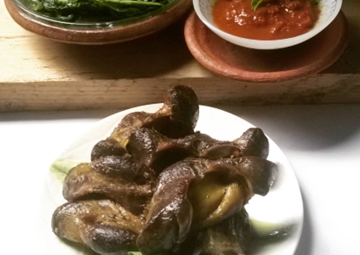 Ampela Goreng sambal kukus