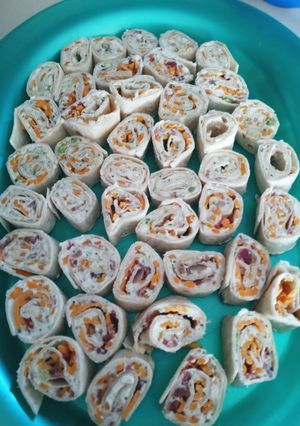 A picture of Chicken Bacon Ranch Pinwheels.