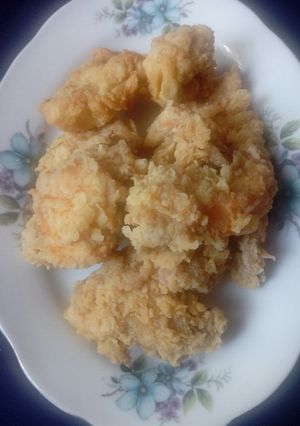 Foto resep 1. Ayam goreng tepung simple