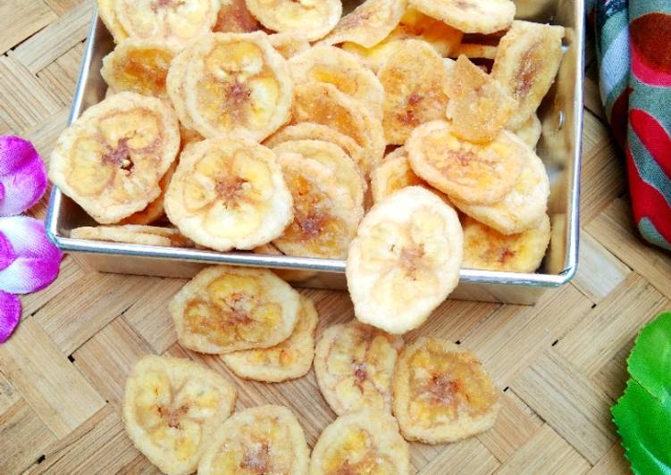 Resep Kripik pisang manis yang Menggugah Selera