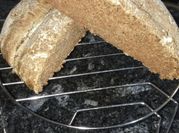 Una foto de pan con harina integral y harina comun
