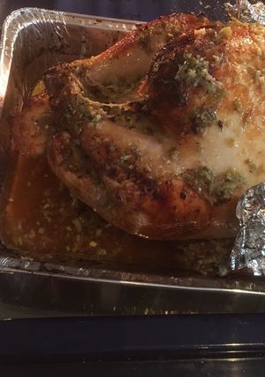 Una foto de Pavo al vino blanco