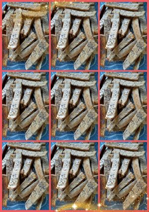 Una foto de Talitas integrales, queso y semillas