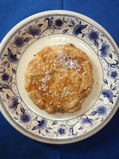Una foto de Panqueques de avena con manzana