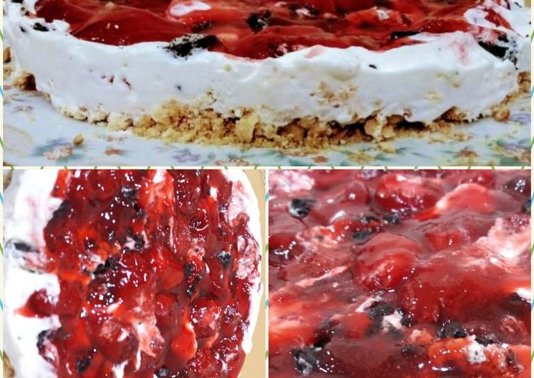 Recipe of Perfect No bake strawberry cream cheese cake