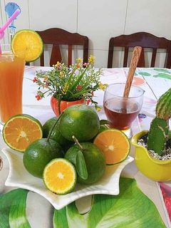 Hình của món Nước cam pha mật ong.
