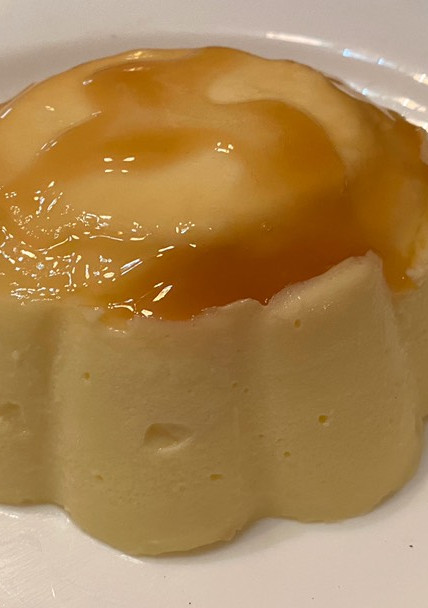 Una foto de Postre proteico de maicena sin azúcar