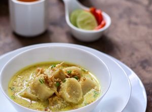 Foto resep Celimpungan (Pempek Kuah Santan Gurih)